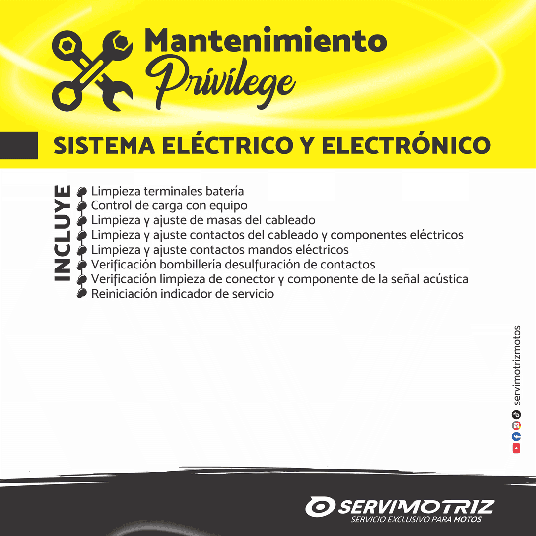 Mantenimiento Privilege — pieza oficial 5