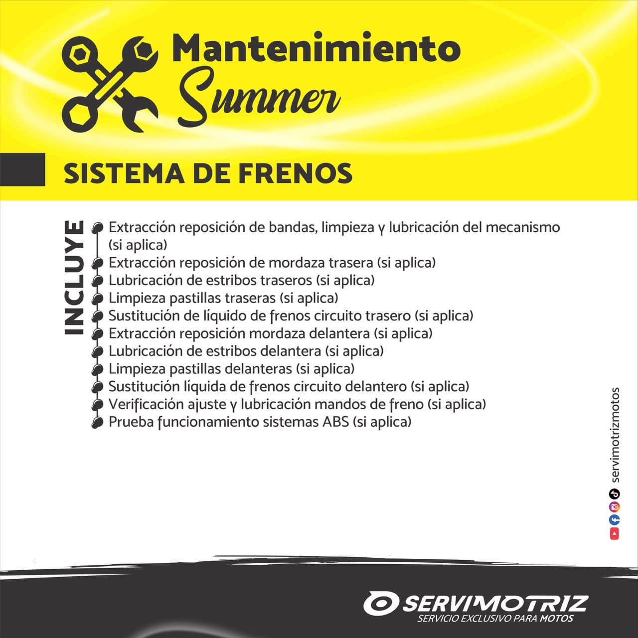 Mantenimiento Summer — pieza 3